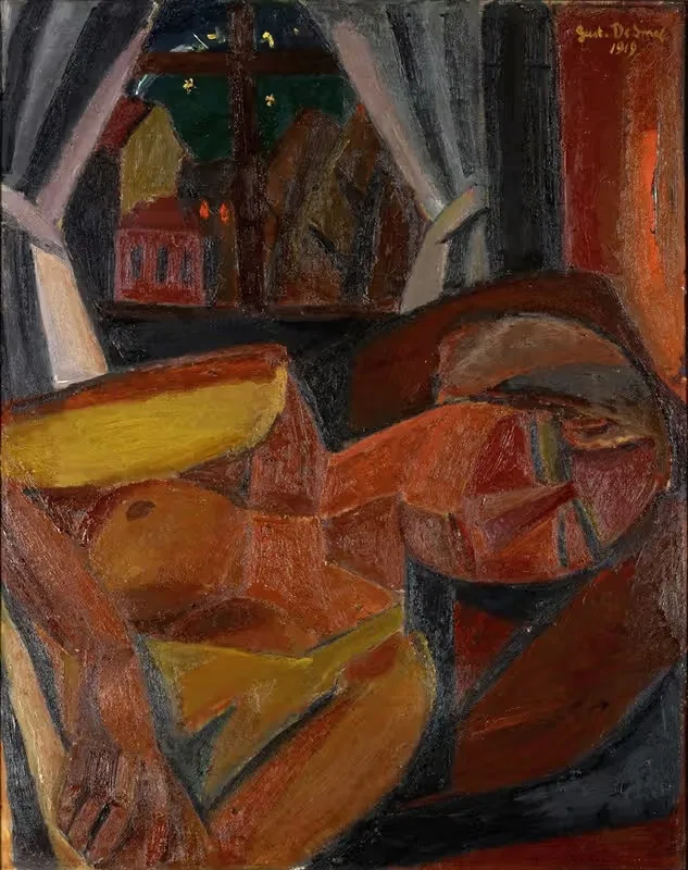 Женщина, спящая by Гюстав Де Смет, 1919 — digital art print download