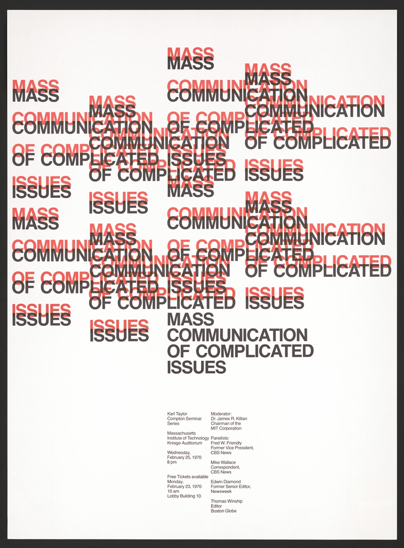 Mass communication of complicated issues Karl Taylor Compton seminar series. — Dietmar Winkler