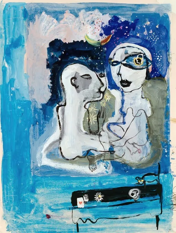 Влюбленная пара by Уолтер Курт Виемкен, 1933 — digital art print download