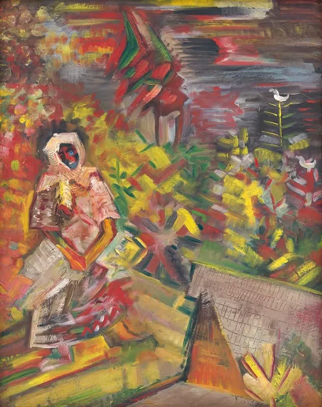 Крестьянка by Арнольд Петер Вайс-Кубинчан, 1940 — digital art print download