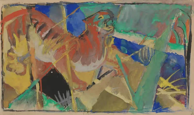 Тигр в джунглях by Франц Марк, 1912 — digital art print download