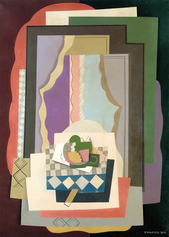still life in front of the window — Georges Valmier
