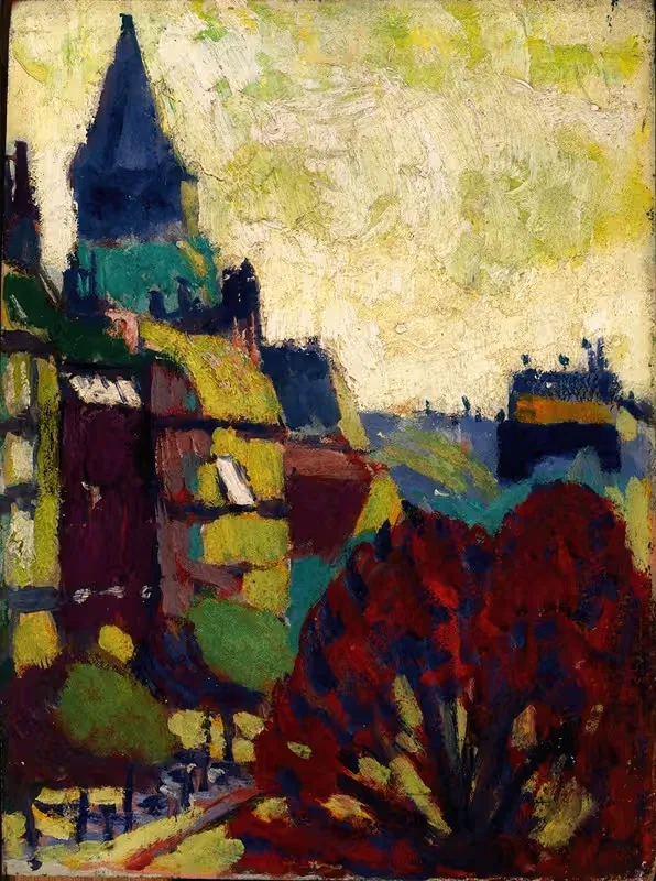 St. Germain des Pres by Henry Lyman Saÿen, 1909-1912 — digital art print download