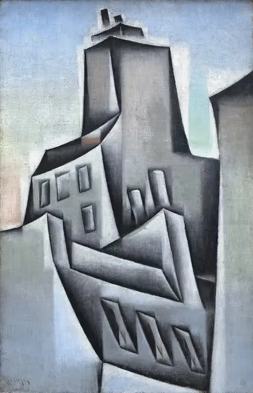 Maisons à Paris (Houses in Paris) — Juan Gris