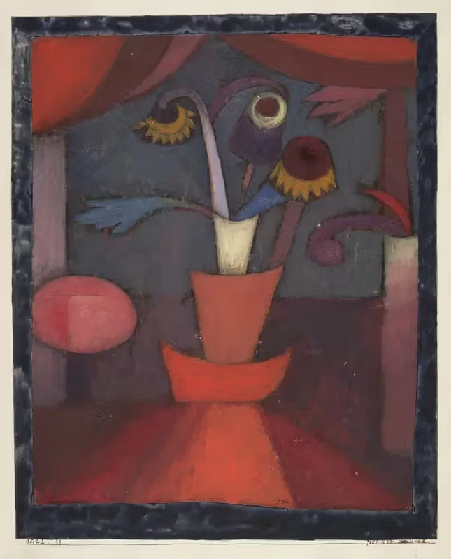 Autumn Flower by Paul Klee, 1922 — digital art print download