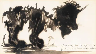 C'est Dans Une De Ses Promenades Qu'il Rencontra Nabuchodonosor by Victor Hugo — digital art print download