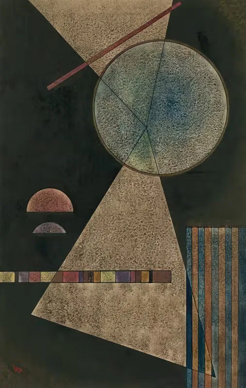 Treffpunkt (Meeting-Point) by Wassily Kandinsky, 1928 — digital art print download