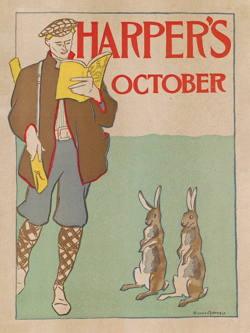 Harper's October by Эдвард Пэнфилд, 1895 — digital art print download