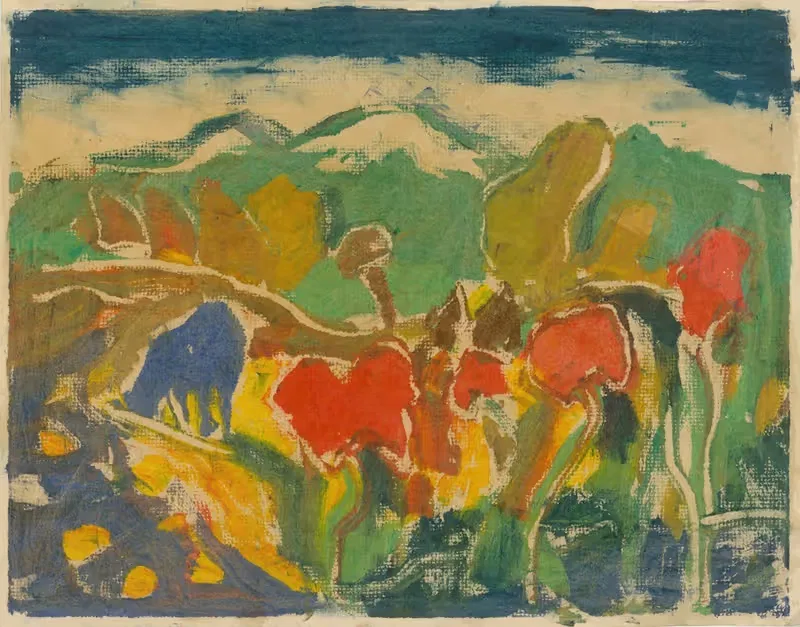 Летний день в горах by Золо Палугай, 1930 — digital art print download