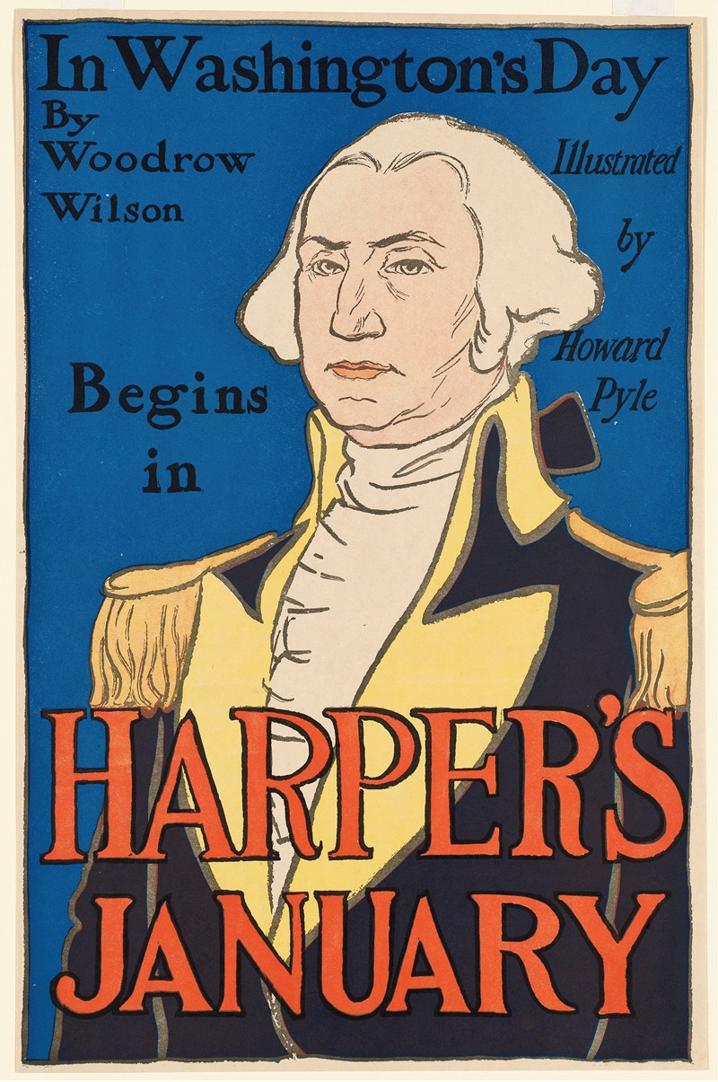 In Washington's day by Edward Penfield, 1896 — digital art print download