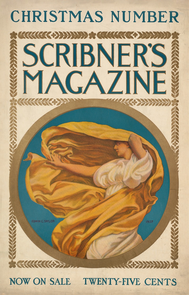 Christmas number, Scribner's magazine by Edwin Taylor, 1907 — digital art print download