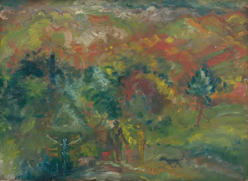 Охотники и Смерть by Арнольд Петер Вайс-Кубинчан, 1940–1944 — digital art print download