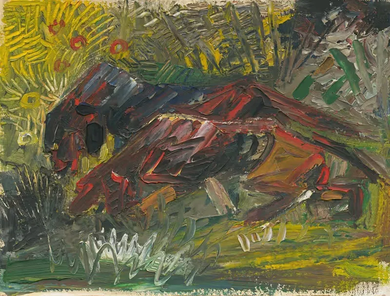 Охотничьи собаки by Арнольд Петер Вайс-Кубинчан, 1930-1939 — digital art print download