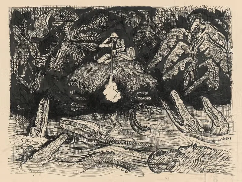 Истории в дикой природе – 6 by Арнольд Петер Вайс-Кубинчан, 1939–1940 — digital art print download