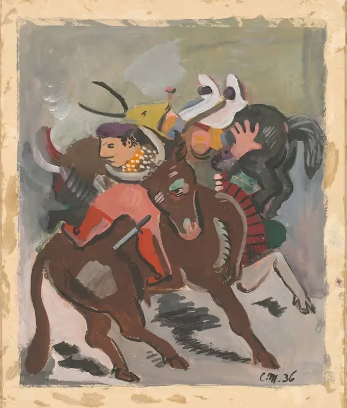 Бой быков by Циприан Майерник, 1936 — digital art print download