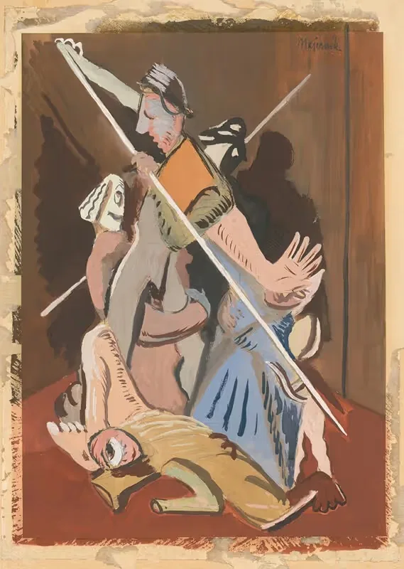 Резня в день Святого Варфоломея by Циприан Майерник, 1936 — digital art print download