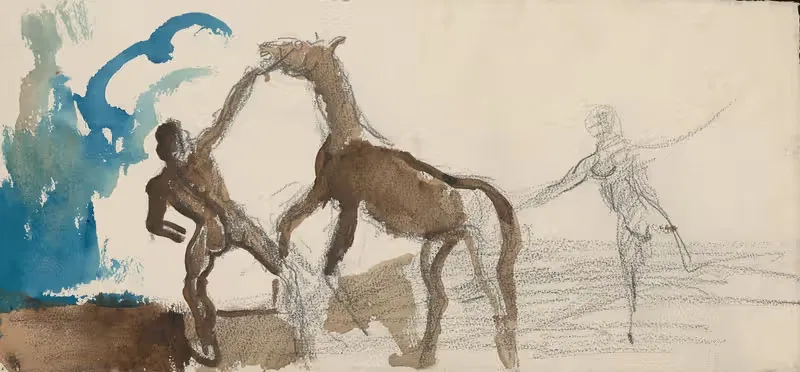 Taming a Horse by Cyprián Majerník, 1930–1939 — digital art print download