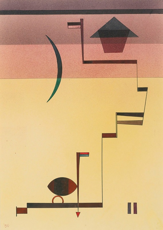 Eckig (Angular) by Wassily Kandinsky, 1931 — digital art print download