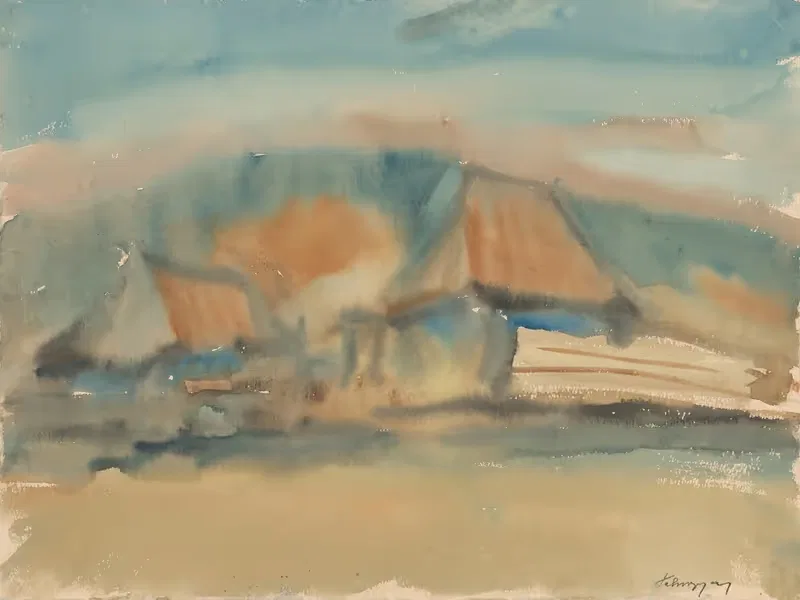 Гамлет в утреннем тумане by Золо Палугай, 1929 — digital art print download