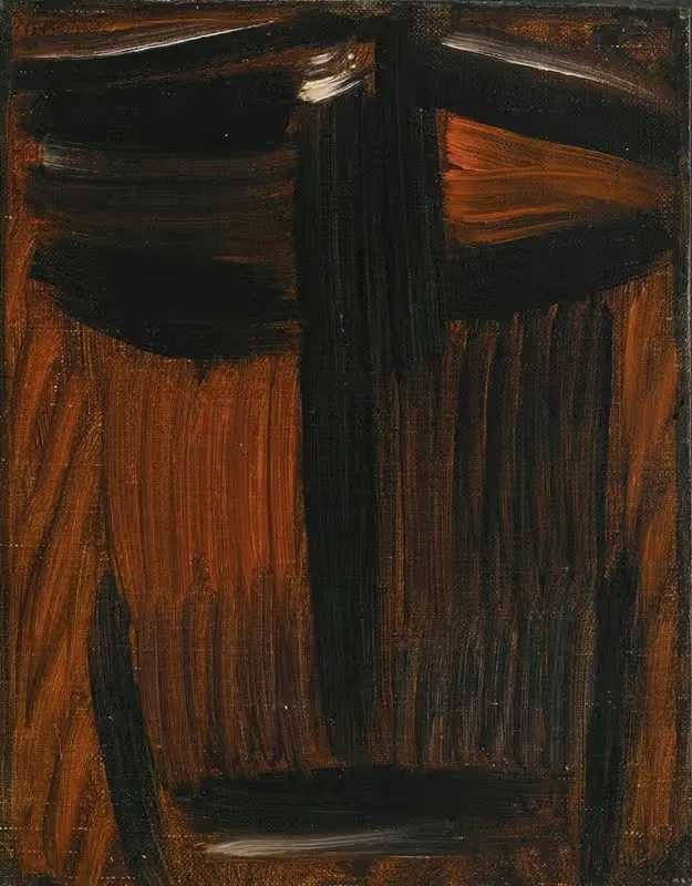 Медитация; Черно-оранжевое свечение by Алексей фон Явленский, 1936 — digital art print download