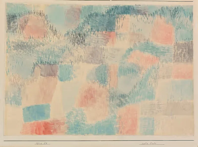Rote Erde (Red Earth) by Paul Klee, 1926 — digital art print download