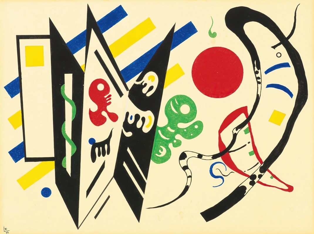 Réciproque by Wassily Kandinsky, 1935 — digital art print download