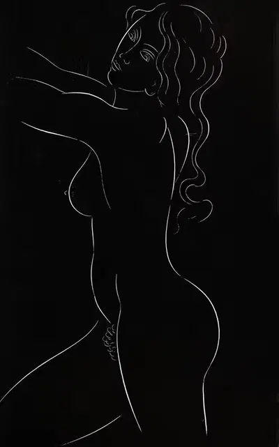 Двадцать пять обнаженных Пл.07 by Эрик Гилл — digital art print download