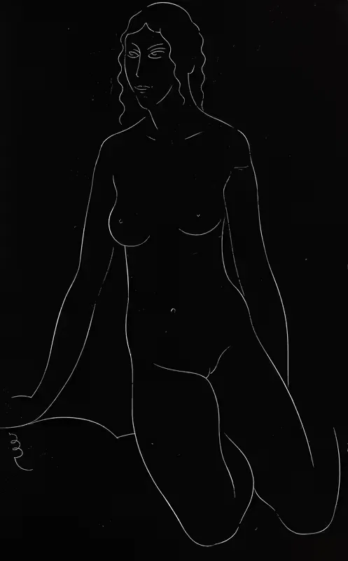 Двадцать пять нюдов Пл. 17 by Эрик Гилл — digital art print download