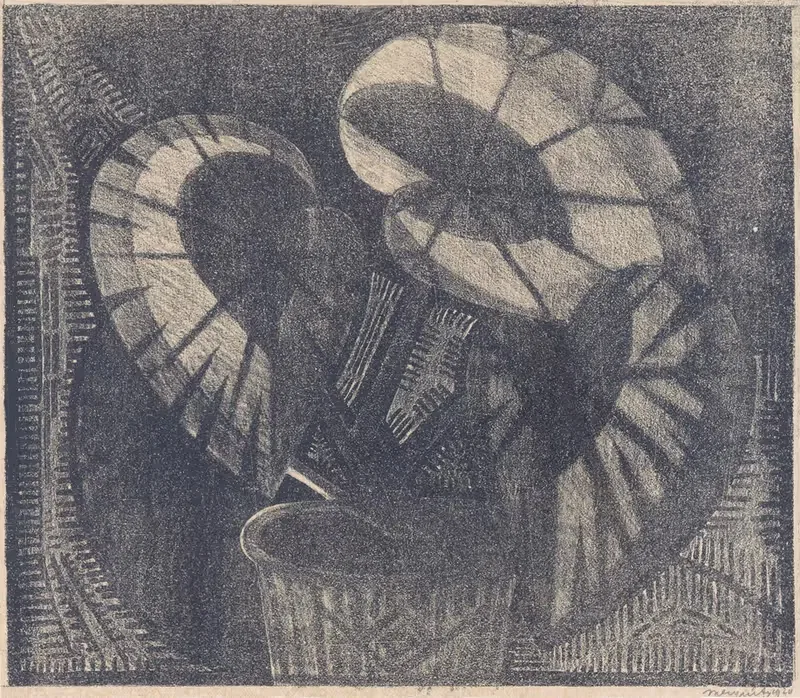 Листовая бегония by Самуэль Джессурун де Мескита, 1920 — digital art print download