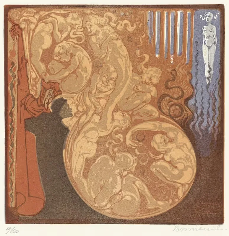 Сказочная сцена by Бернар Виллем Вейринк, 1919 — digital art print download