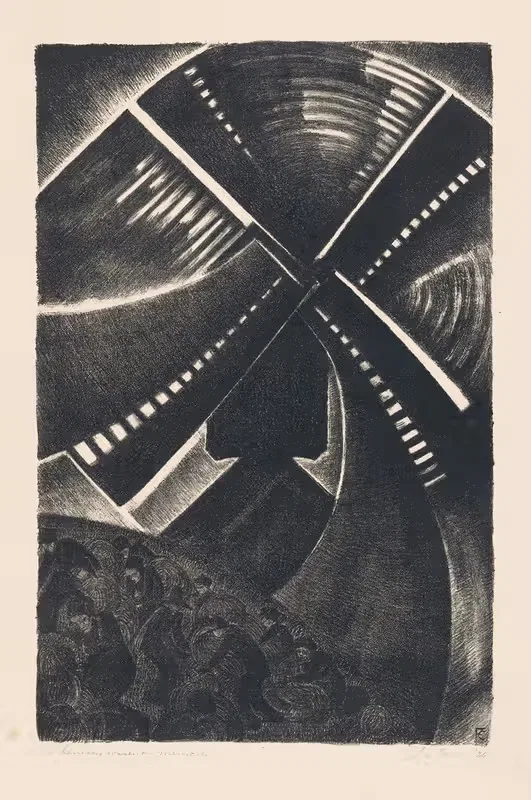 И внизу были люди by Фредерика София Коэн, 1925 — digital art print download