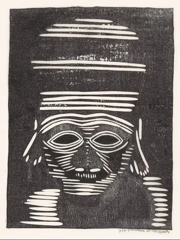 Фантазия; голова by Самуэль Джессурун де Мескита, 1930 — digital art print download