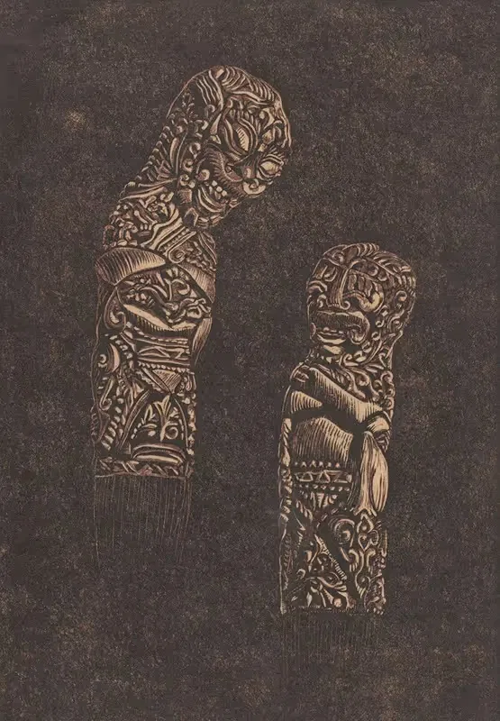 Twee heften van krissen by Reijer Stolk, 1906 — digital art print download