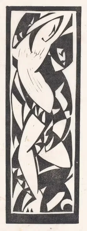 Twee dansende figuren by Reijer Stolk, 1906 — digital art print download