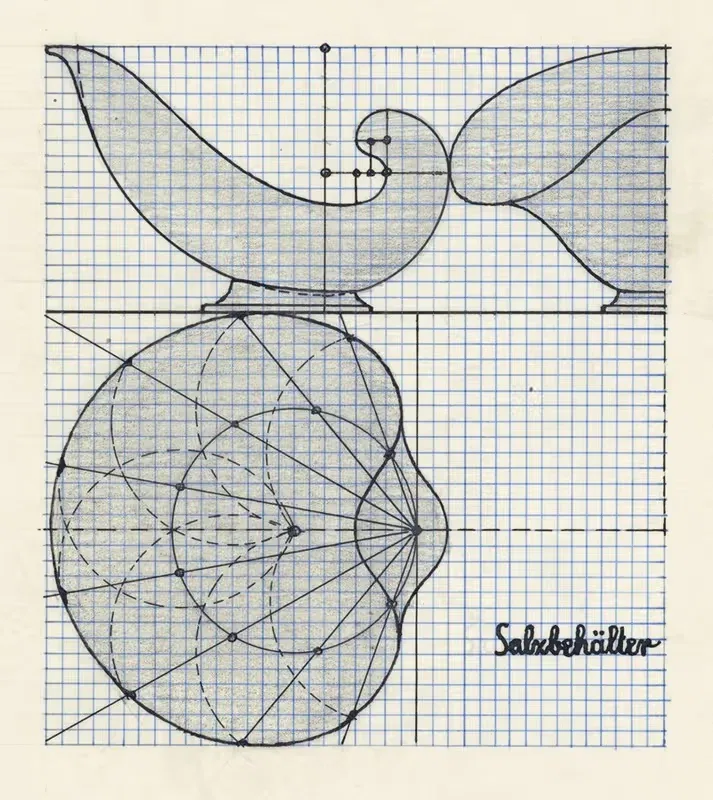 Ontwerp voor een zoutvat — Mathieu Lauweriks