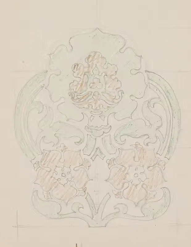 Ornament met floraal motief — Reijer Stolk