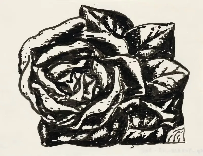 Без названия (роза) by Лео Гестел, 1935 — digital art print download