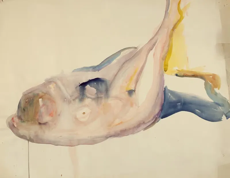 Liggende akt med hevede ben — Edvard Munch