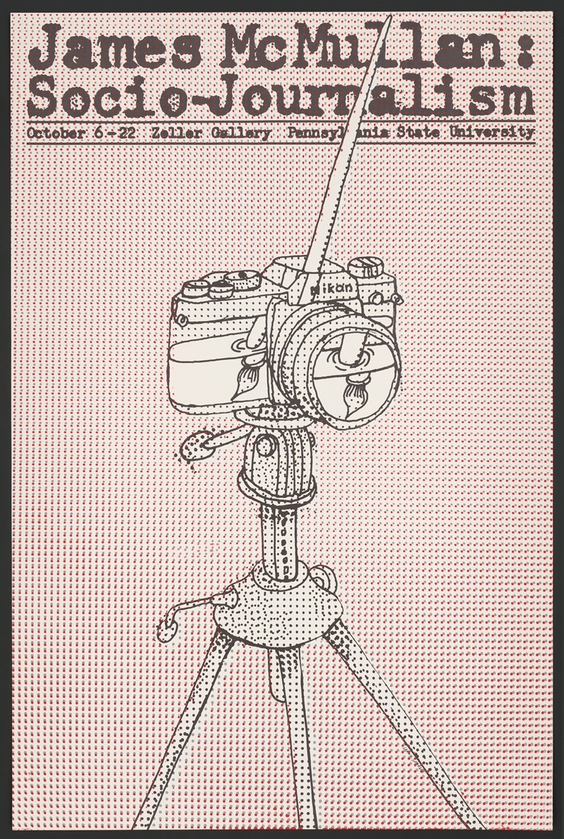 James McMullan, socio-journalism by Lanny Sommese, 1979 — digital art print download