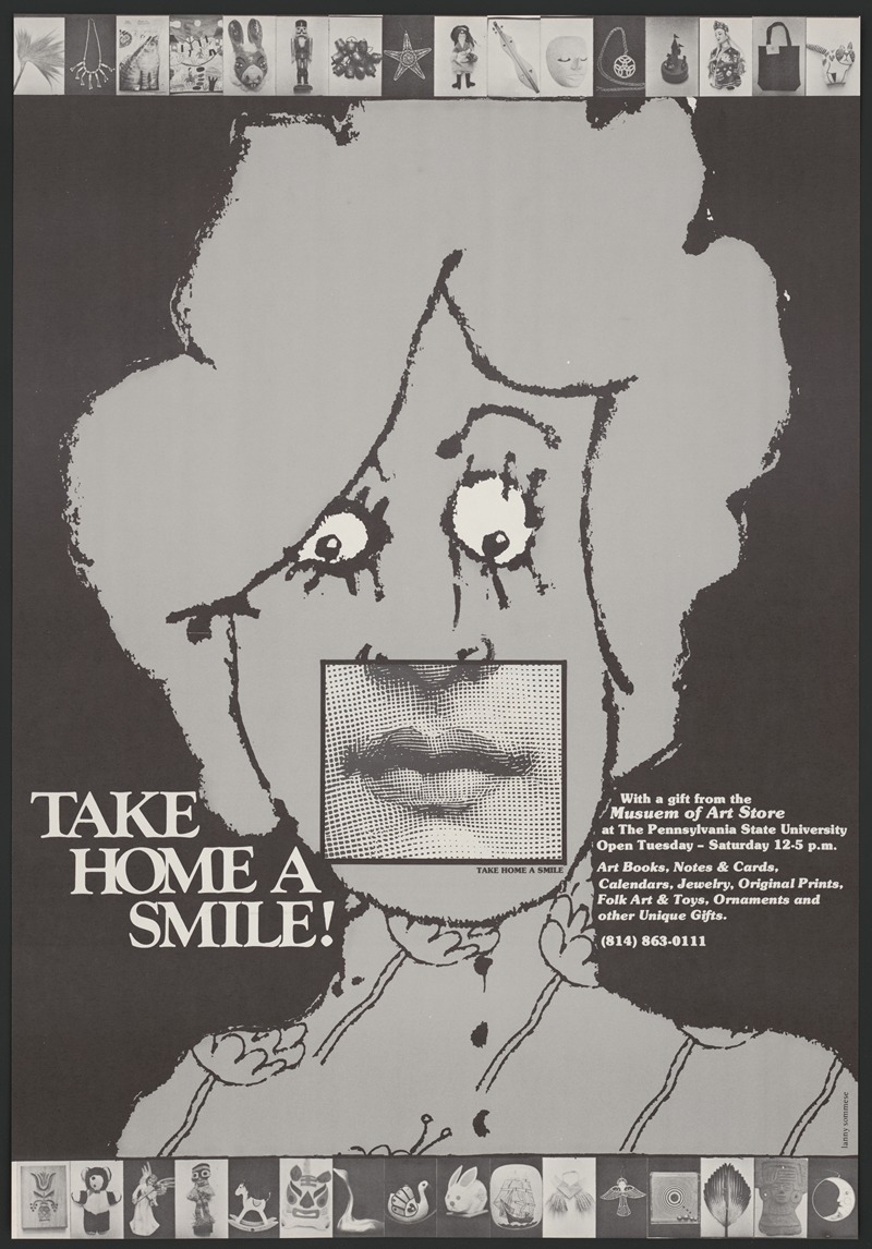 Take home a smile by Lanny Sommese, 1979 — digital art print download