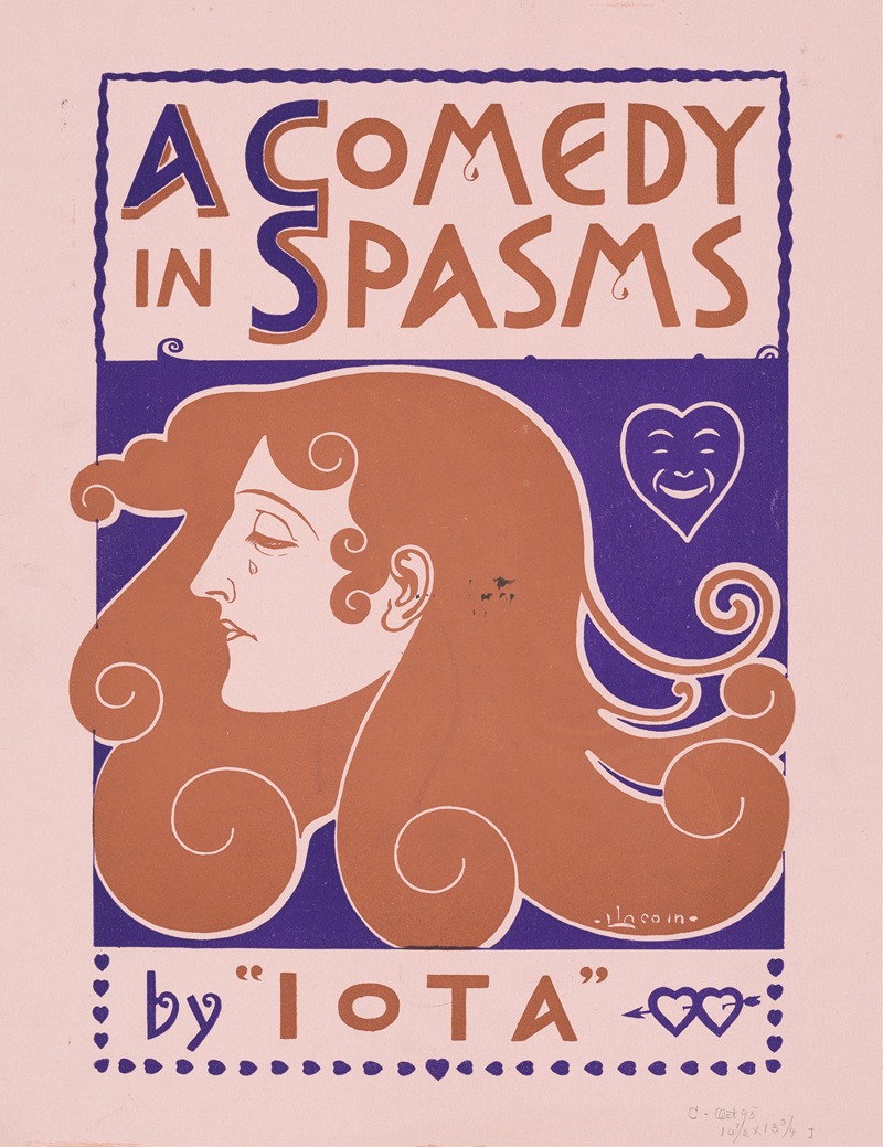 A comedy in spasms by A.W.B. Lincoln, 1895 — digital art print download