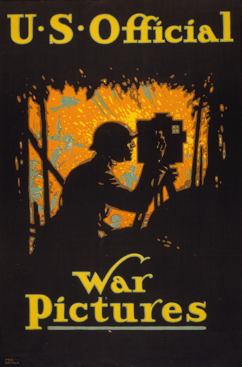 U.S. official war pictures by Louis Fancher, 1917 — digital art print download