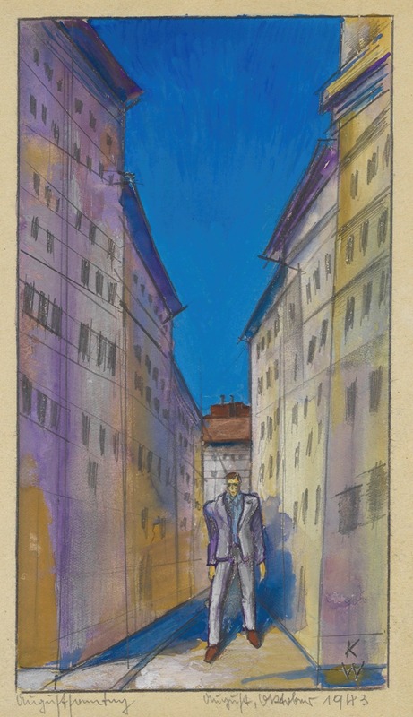 Августовское воскресенье by Карл Винер, 1943 — digital art print download