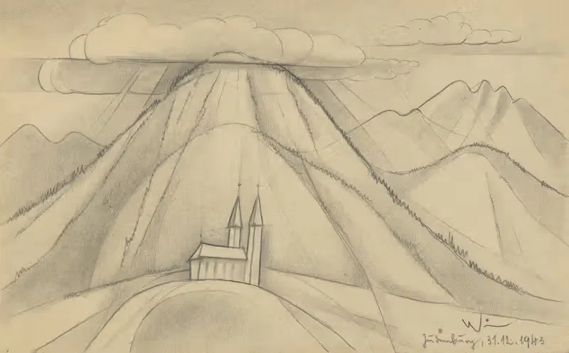 Aus der Bergwelt by Karl Wiener, 1943 — digital art print download