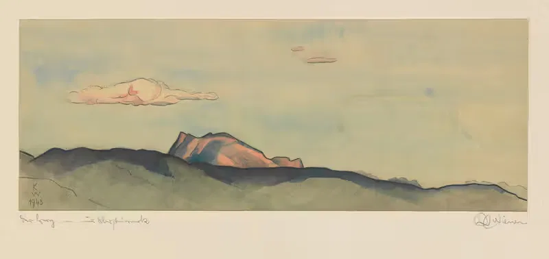 Гора (Верхняя Штирия) by Карл Винер, 1943 — digital art print download