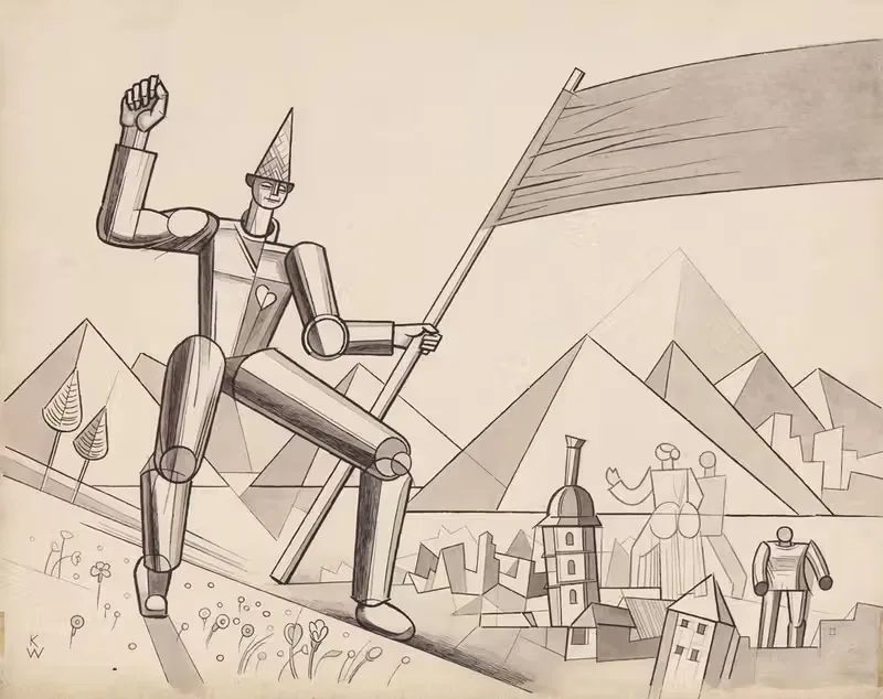 Знаменосец by Карл Винер, 1942-1948 — digital art print download