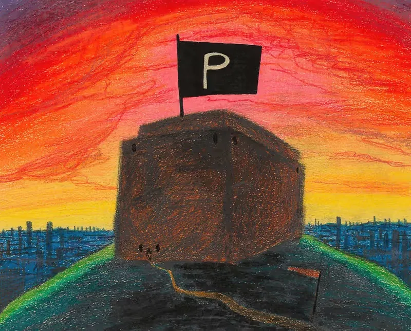 Die Pulverflagge by Karl Wiener — digital art print download