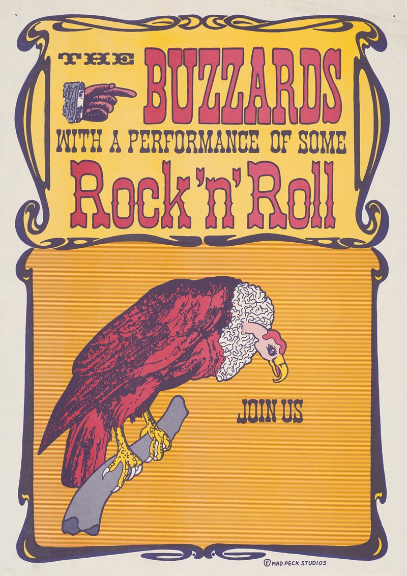 The buzzards with a performance of some rock'n'roll — Mad Peck Studios