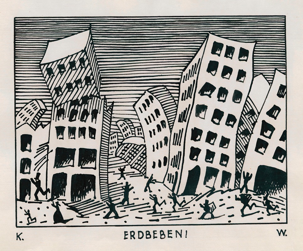 Землетрясение by Карл Винер — digital art print download