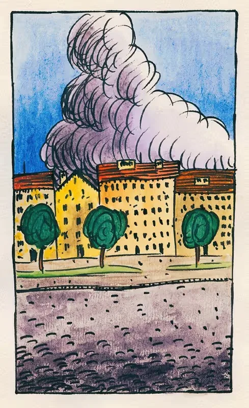 Komposition aus 'Pflaster und Wiese' VII — Karl Wiener